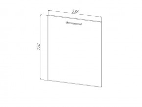 П 60 Комплект для посудомоечной машины 600 мм (цоколь + фасад) ЛДСП в Коркино - korkino.магазин96.com | фото